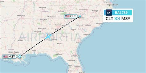 AA1943 and Charlotte CLT to New Orleans MSY Flights. Fl