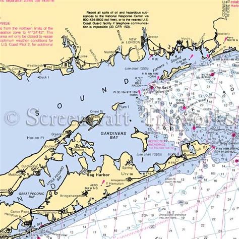 Chart Long Island Sound