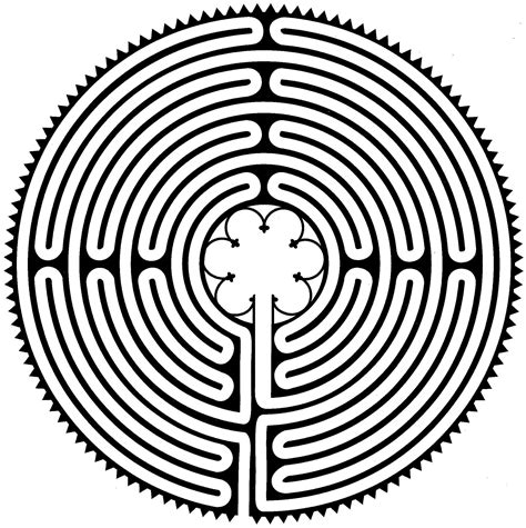 Chartres Labyrinth Printable