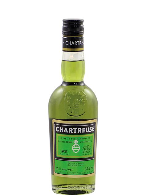 Chartreuse green liqueur. The macerate is distilled and then aged in oak casks. Chartreuse comes in several varieties, including the original Green Chartreuse (55% ABV) characterized by its complex herbal and floral aromas. Yellow Chartreuse (43% ABV) is produced in the same manner, but it results in a slightly milder and sweeter drink due to the use of different herbs. 