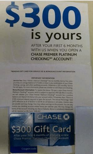 How to earn the bonus: You’ll earn a $300 bonus when you open a Chase Business Complete Checking account, deposit at least $2,000 within 30 days and maintain that balance for 60 days from your ...