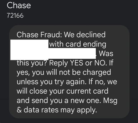One example of a bank alert text scam message claiming t