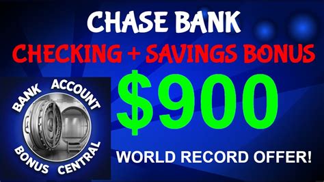 Chase 900. Currently, Chase offers $900 if you open a new total checking account (&setup direct deposit) and a saving account (maintain $15000 for 90 days). Question: I have been using my Chase college checking account for over 10 years. I don’t have saving account at Chase. Am I eligible for the $900 offer? 