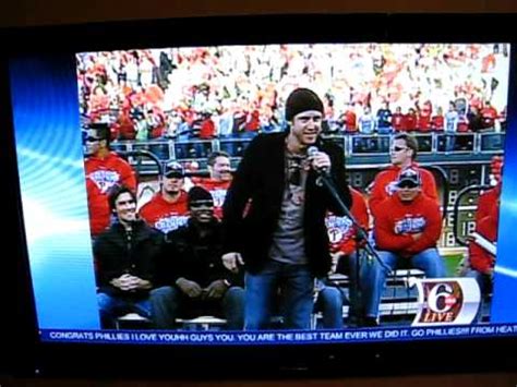 Chase Utley at World Series Parade - Curses on LIVE TV