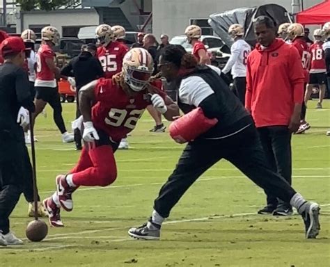 Chase Young makes 49ers practice debut after trade from Washington