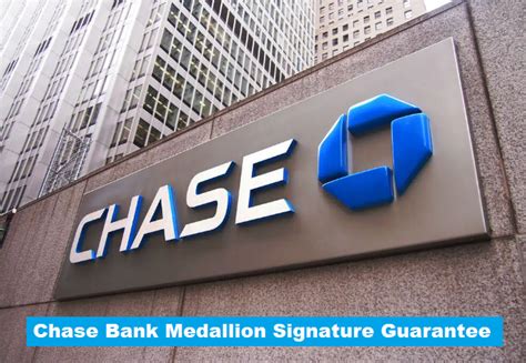 Chase bank medallion signature. A medallion signature guarantee is a unique certification stamp that guarantees a signature that authenticates a transfer of securities. Image Source. When getting a signature, the bank officer will stamp the medallion guarantee on your transfer near your signature, then sign their name over the stamp. This helps prevent an unauthorized transfer. 