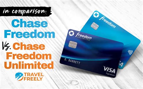 Chase freedom vs chase freedom unlimited. May 6, 2023 · However, your points are worth at least 1.25 cents each when booking award travel. With the Chase Freedom Unlimited, your points are only worth 1 cent each for any redemption. Because of the value of points, the Chase Sapphire Preferred credit score needed may be slightly higher, though it’s not impossible. 