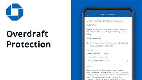 Here’s how: After signing in, tap on the checking account where you want overdraft protection. Swipe up and tap "Overdraft protection," then tap "Choose account". Choose the savings account to link to your checking account and tap "Done". Read the terms and conditions, and choose your agreement. Tap "Update protection," then "Done". . 