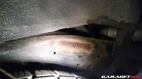 Chassinummer placering