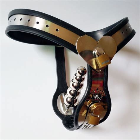Chastity belt anal. Even better than a regular chastity belt though, once locked up the anal plug will give him a constant reminder of what a pathetic excuse for a submissive he is. The Richard’s Saddle Male Chastity Belt features a beaded locking butt plug and a solid steel penis enclosure. 