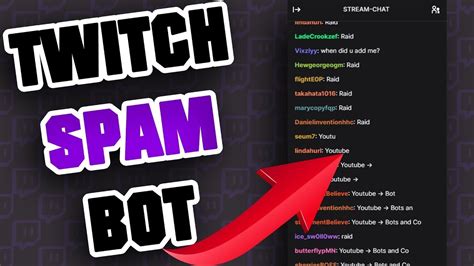 Chat bot spammer : Twitch - reddit