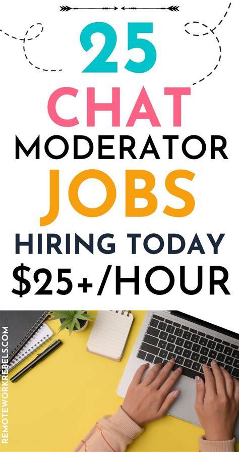 Chat moderator jobs that pay weekly.  Verified employers.  Check out these ...