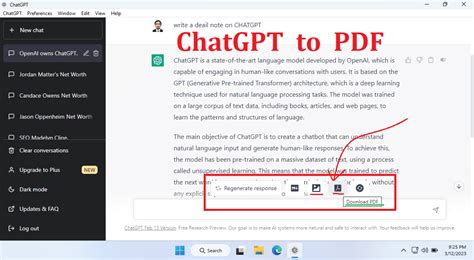 Chat with pdf chatgpt. ChatGPT is a free-to-use AI system that lets you have engaging conversations with a language model fine-tuned from GPT-3. You can also gain insights, automate tasks, and witness the future of AI, all in one place. To access ChatGPT, you need to login with your OpenAI account or create one if you don't have one. Join the ChatGPT community and discover the power of GPT-4, the next generation of ... 