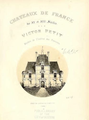 Chateaux de france des xv et xvie siècles. - Delta wood shaper guide model 43355.