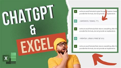 Chatgpt for excel. If you have a spreadsheet and a ton of data, you first need to work out what exactly it is that you need. If you need an average of a column or to group data, then tell ChatGPT and it can tell you ... 