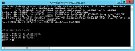 Chatscript demo.  Oct 24, 2022 · ChatScript (CS) is a scripting language designed to acc...
