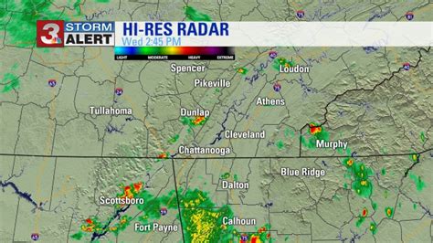 Chattanooga weather radar live. Rain? Ice? Snow? Track storms, and stay in-the-know and prepared for what's coming. Easy to use weather radar at your fingertips! 