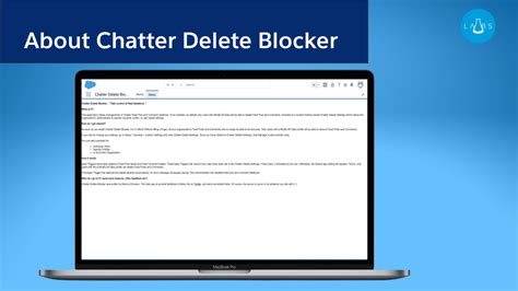 Chatter Delete Blocker - Salesforce