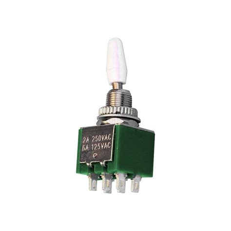 Chave Alavanca Toggle Switch 6T ON-ON KNX-2-D1 (Verde)