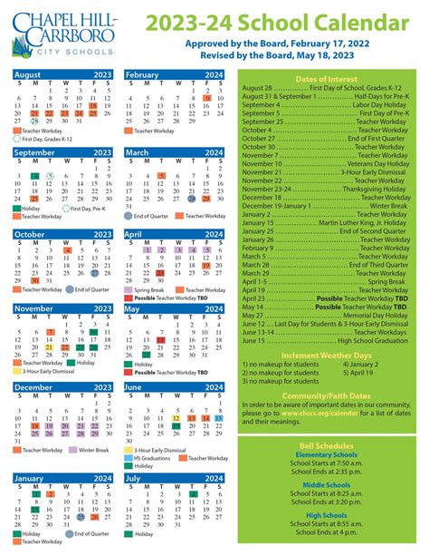 Chccs 202223 Calendar Customize and Print
