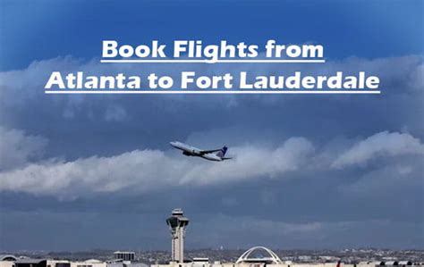 Cheap Flights from Fort Lauderdale to Atlanta United Airlines