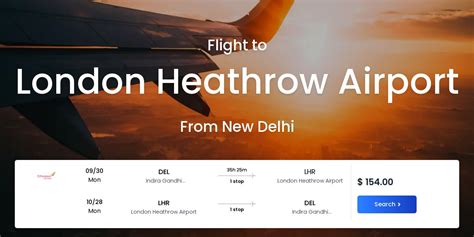 Cheap Flights from London Heathrow to Indira …