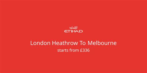 Cheap Flights from Melbourne (MEL) to London Heathrow (LHR)