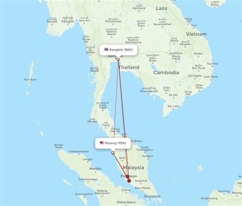 Cheap Flights from Penang (PEN) to Bangkok (BKK)