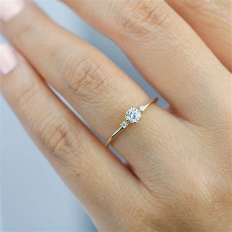 Cheap White Gold Ring - Etsy