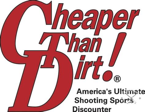 Cheap as dirt. Find discounts and clearance deals on guns, ammo, range gear and more at Cheaper Than Dirt. Shop by category, brand, price, material, side and light options. 