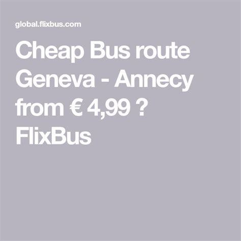 Cheap bus tickets from Annecy to Turin Flixbus