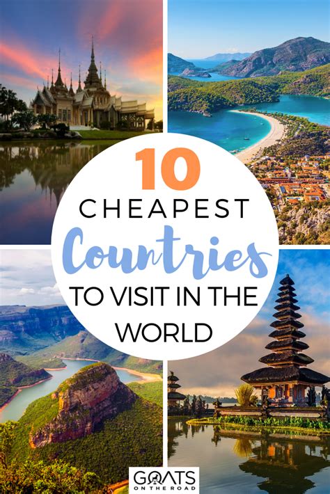 Cheap countries to visit. Bolivia. Photo Credit: Canva. Bolivia is a South American gem that offers stunning landscapes, rich culture, and delicious food. It’s also one of the most affordable countries to visit on the continent. You can explore the famous salt flats in Uyuni, go hiking in the Andes, or visit the vibrant city of La Paz. 