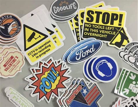Cheap custom stickers. We’ll print them in any shape and size with high resolution printing for a truly superb finish. And better still, you can order online with some of the UK’s lowest prices! Vinyl stickers can be made to any size or shape for truly custom stickers, they are also fully weather, water and UV resistant. Paper stickers are available in a wide ... 