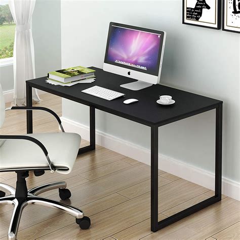 Product Description. Organize your workspace with this Comfort Products Inc. Stanton 50-1001 desk, which features a sturdy construction of MDF, steel and PVC. The pull-out keyboard shelf helps keep your desktop clear while the …. 