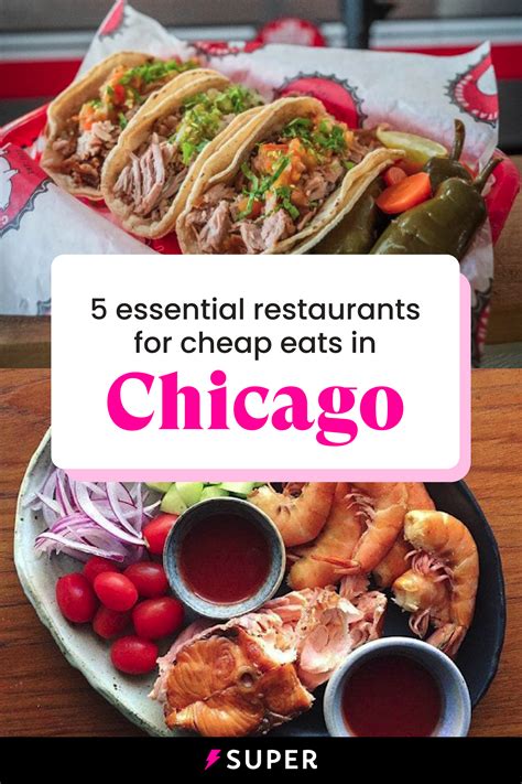 Cheap eats chicago. Jul 15, 2018 · Cheap eats Gold Coast Chicago. There are many fabulous restaurants throughout the Gold Coast but many don’t qualify as affordable. Following are the best quality and best value options. All information was verified at the time of this post and can change without notice. All prices are estimates and don’t include beverage, tax and tip. Cheers! 