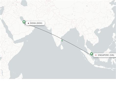 Cheap flights from Doha (DOH) to Singapore (SIN)