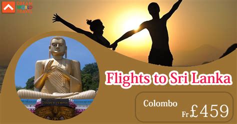 Cheap flights from Scotland to Sri Lanka from £695