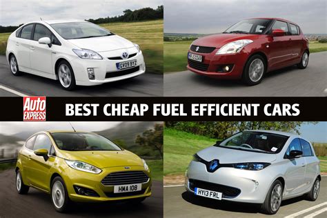 Cheap fuel efficient cars. Dec 23, 2019 · Suzuki Swift. 8. We found: 1.2 SZ4 (2013/63-reg, 40k miles) Price new: £13,884 Now: £2,995 Engine: 1.2-litre 4cyl, 93bhp Economy: 56.5mpg CO2: 116g/km Euro NCAP: 5 stars (2010) Don’t overlook ... 