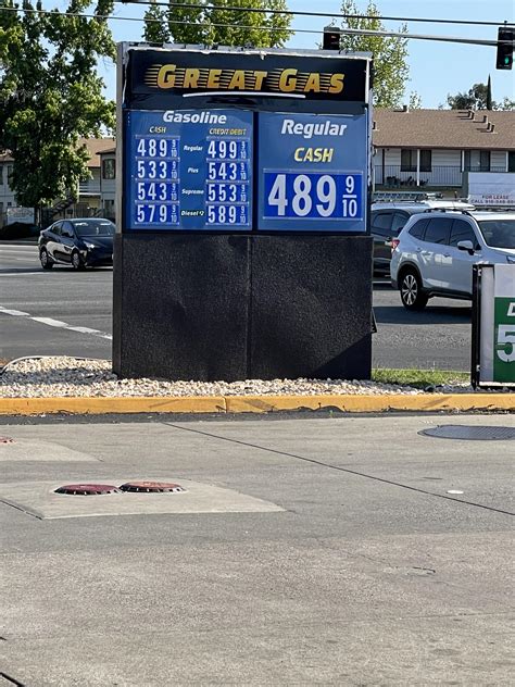Oct 27, 2022 · The cheapest gas stations are in the following California cities, as of Oct. 25: Cedarville — $4.21, Rabbit Traxx, 580 Patterson Street. Bloomington — $4.49, Berri Brothers/7-Eleven, 3610 ... . 