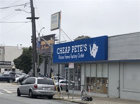 Cheap petes. Cheap Pete's carries hundreds of readymade frames built by framers and artists in the heart of San Francisco. 