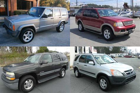 Cheap suv for sale under $5000. Find great prices on used SUVs in Milwaukee, WI. Browse Suvs used in Milwaukee, WI for sale on Cars.com, with prices under $5,000. Research, browse, save, and share from 23 vehicles in Milwaukee, WI. 