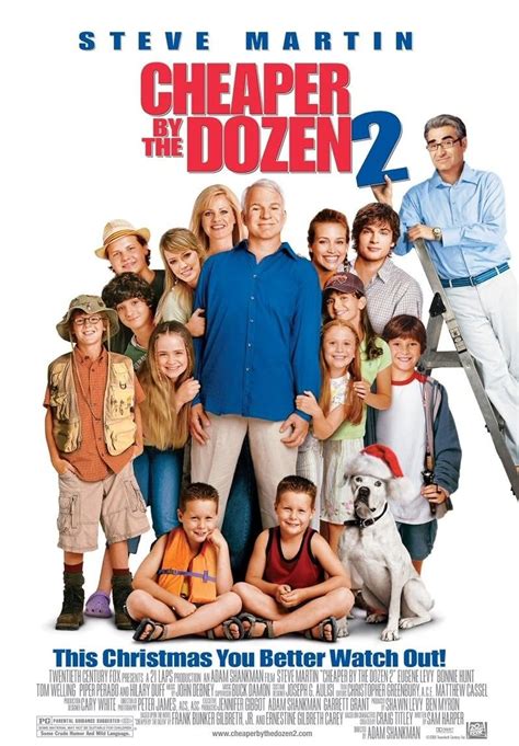 Cheaper by the dozen 2 imdb. Cast & crew User reviews Trivia FAQ IMDbPro All topics Cheaper by the Dozen 2 2005 PG 1h 34m IMDb RATING 5.5 /10 62K YOUR RATING Rate Play trailer 2:31 12 Videos 45 Photos Adventure Comedy Family The Bakers find themselves competing with a rival family of eight children while on vacation. Director Adam Shankman Writers Sam Harper Craig Titley 