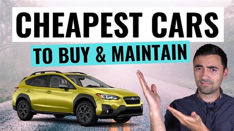 Cheapest cars to maintain. Top 10 Cheapest Cars to Maintain, DIY and car review with Scotty Kilmer. Cars that are cheap to maintain. Buying a cheap car. Where to buy cheap cars that ar... 