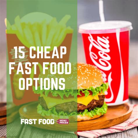 Cheapest fast food. The most inexpensive fast food item is almost 2 times more expensive than eating at home – The 5 Dollar Pizza wins at 420 Calories Per Dollar. The cheapest food you can get is at home. Eating only white bread will cost you about $200 dollars a year in grocery bills but thousands of dollars of medical bills when you get Scurvy! Eat diverse ... 