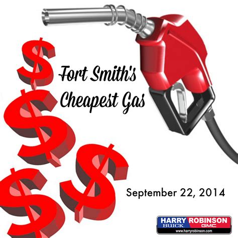 According to my hand gasbuddy app, which I love btw, here is the cheapest gas around Fort Smith right now ... 6000 S 36th Street Fort Smith, AR 72908. 479-646-8600.. 
