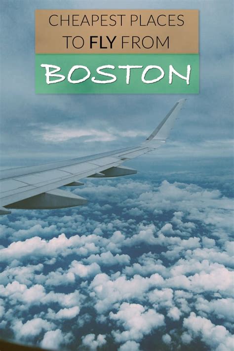 Cheapest places to fly from boston. Answer 1 of 9: Anyone have any idea what cities would be the cheapest to fly into from Boston in August? We are considering taking our 3 kids somewhere in Europe this year. We really are not predisposed to any one country or region. If we can make the flights... 