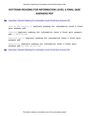 Cheat Keytrain Sheet Answers