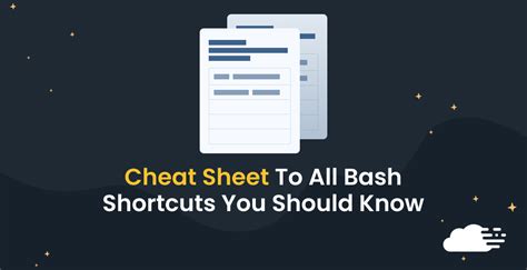 Cheat Sheet To All Bash Shortcuts You Should Know