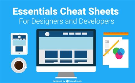 Cheat Sheets for Web Designers and Developers