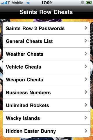 Cheats for nss iphone